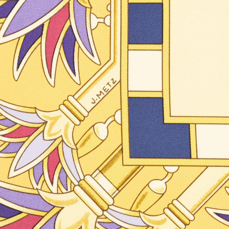 Hermès, scarf "Tresors Du Nil".