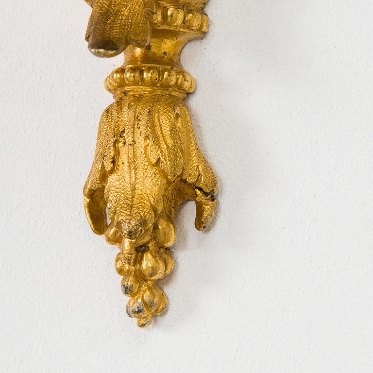 Applique, Louis XVI, kring 1780, sannolikt Paris.