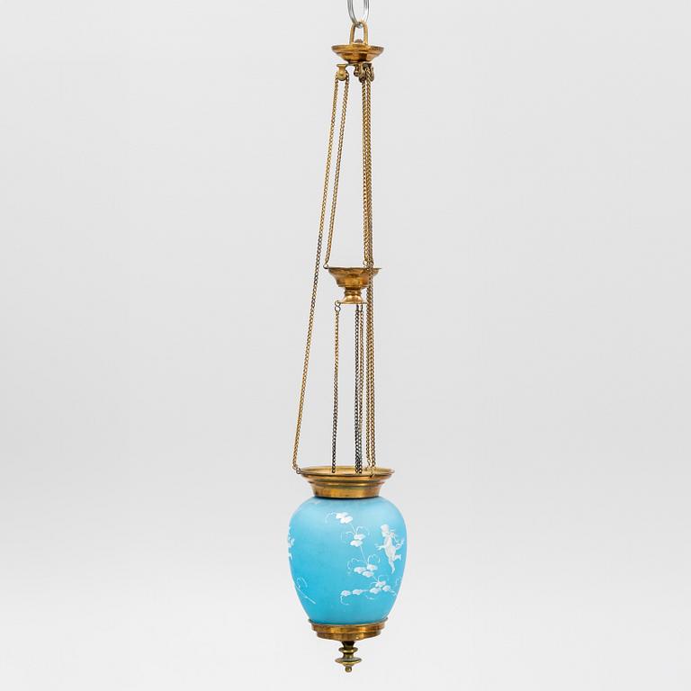 A ceiling light, early 20th Century.