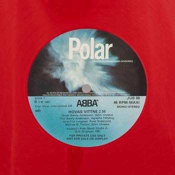 Vinyl Record, ABBA, 'Hovas vittne', 1981.
