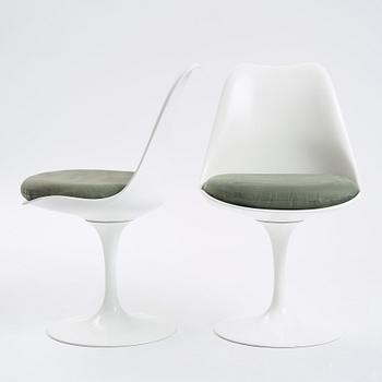 Eero Saarinen, bord och sex stolar, "Tulip", Knoll, sannolikt 1960-tal.
