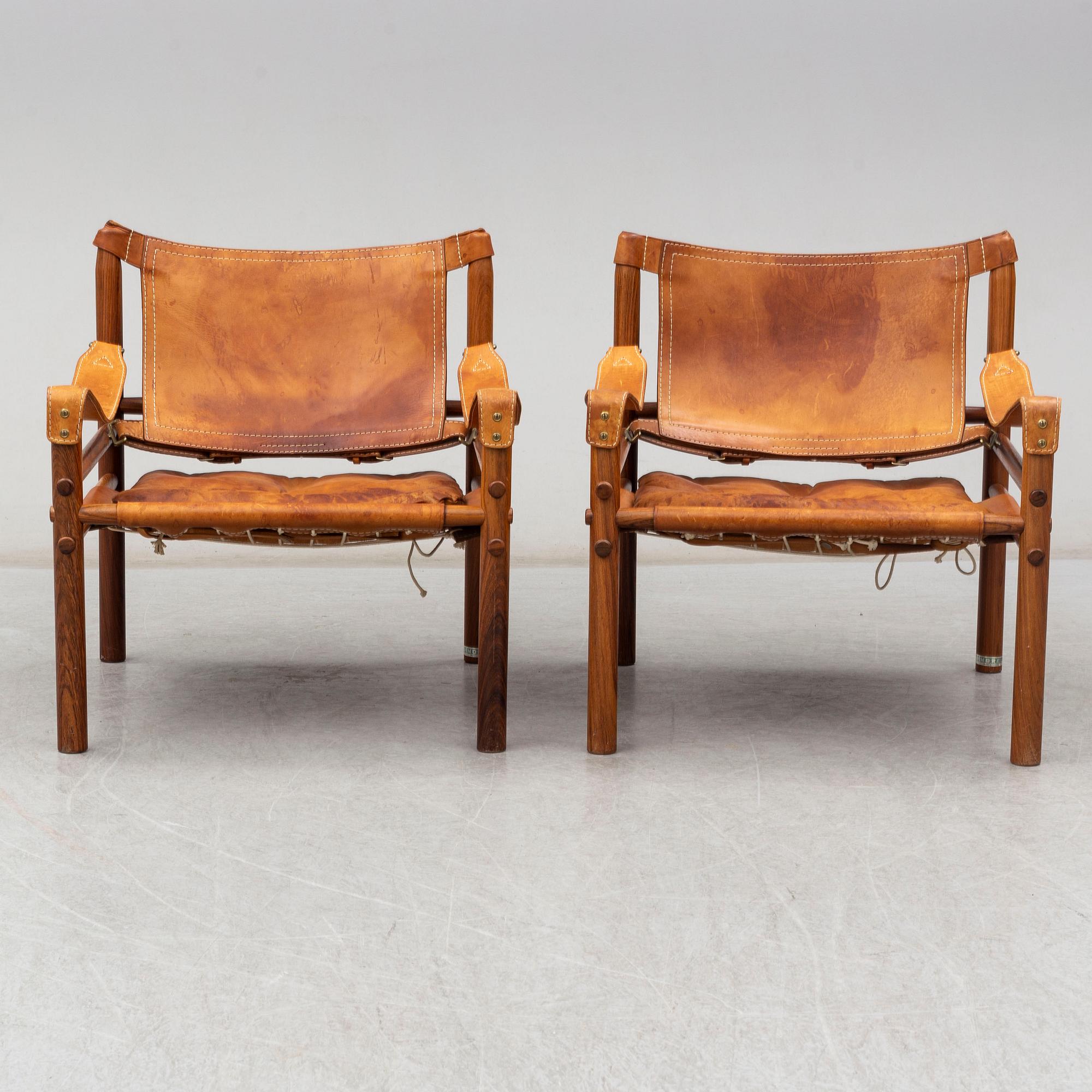 A air of Sirocco" arm chairs by Arne Norell, 1960s/1970s.