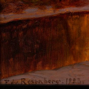 EDVARD ROSENBERG, oil on canvas, signed and dated 1923.