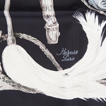 SCARF, siden, "A Propos de Bottes", design Xavier De Poret, Hermès, Paris.