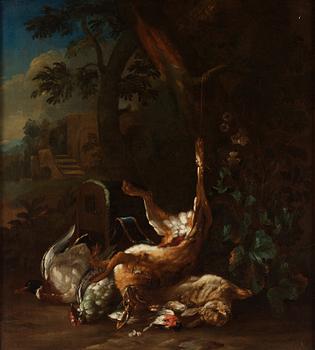 458. Bernaert de Bridt Attributed to, Hunting still life.