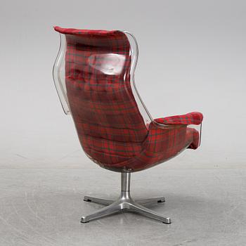 Alf Svensson & Yngvar Sandström, a 'Form'/'Galaxy' easy chair, Dux, 1970's.