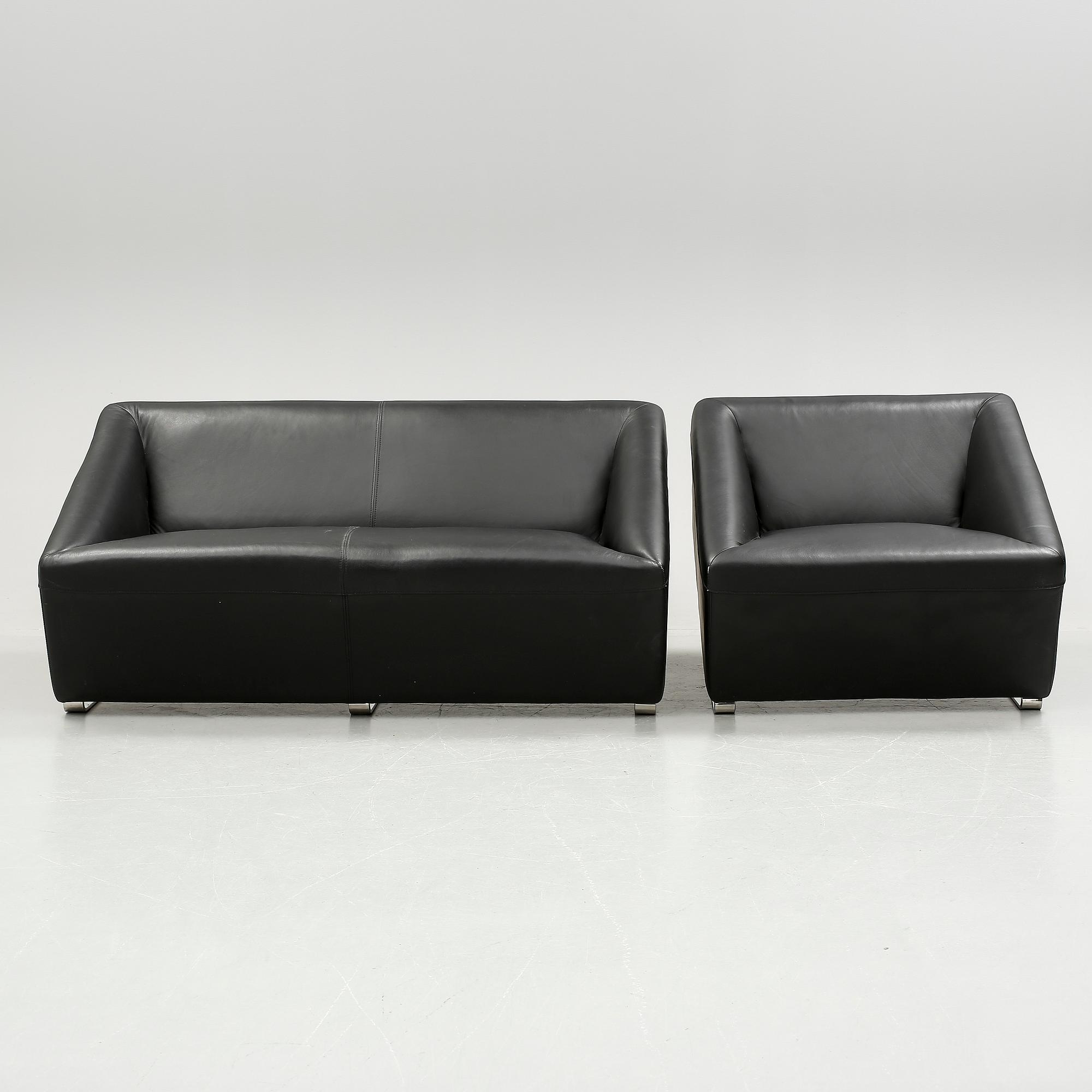 SOFFA OCH FÅTÖLJ, Italien, 2000-tal.