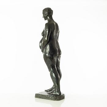 Gudmar Olovson, skulptur. Signerad. Numrerad. Gjutarstämpel. Brons, höjd 76 cm, längd 23 cm.