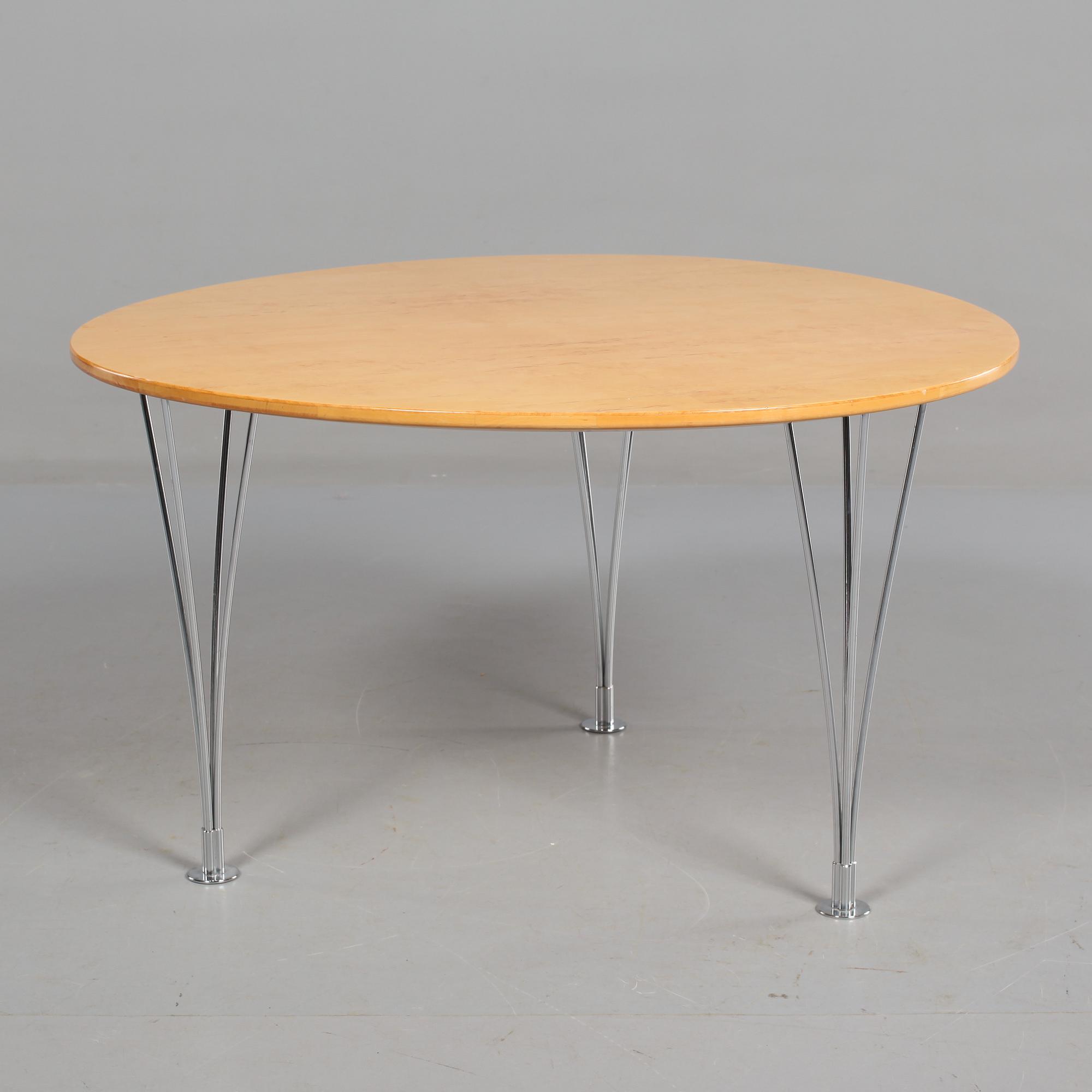 SOFFBORD, "Trisuperellips", Bruno Mathsson & Piet Hein, Mathsson International, formgivet 1964.