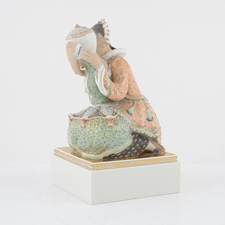 Gerhard Henning, a porcelain figurine, 'Eventyr nr 1', Royal Copenhagen, Denmark, 1920's.
