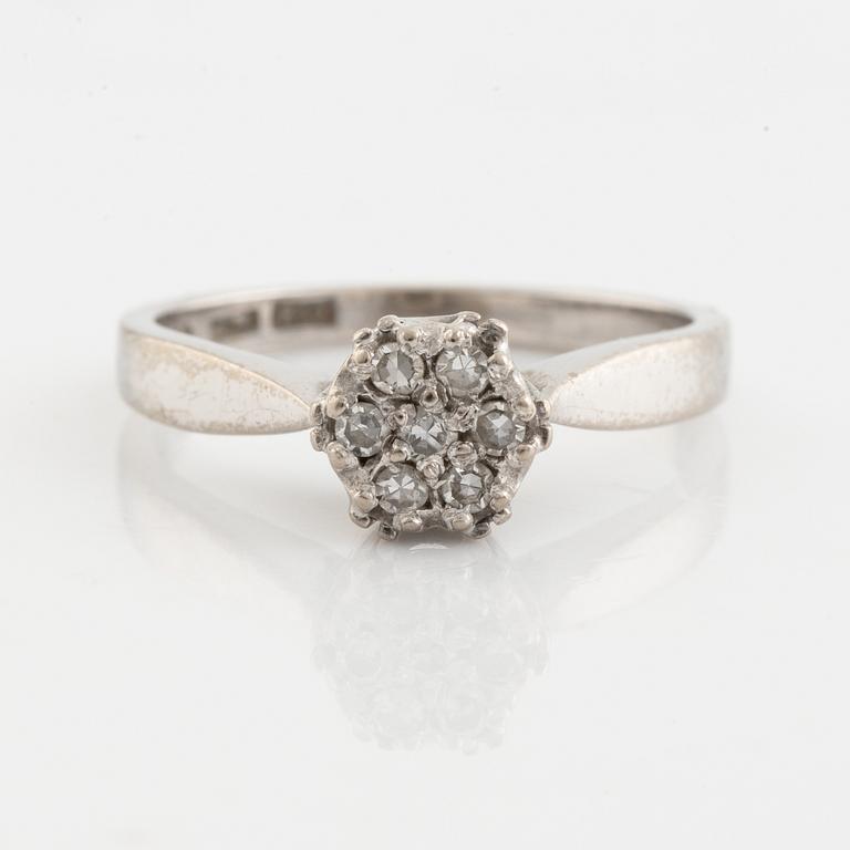 Eight cut diamond ring.
