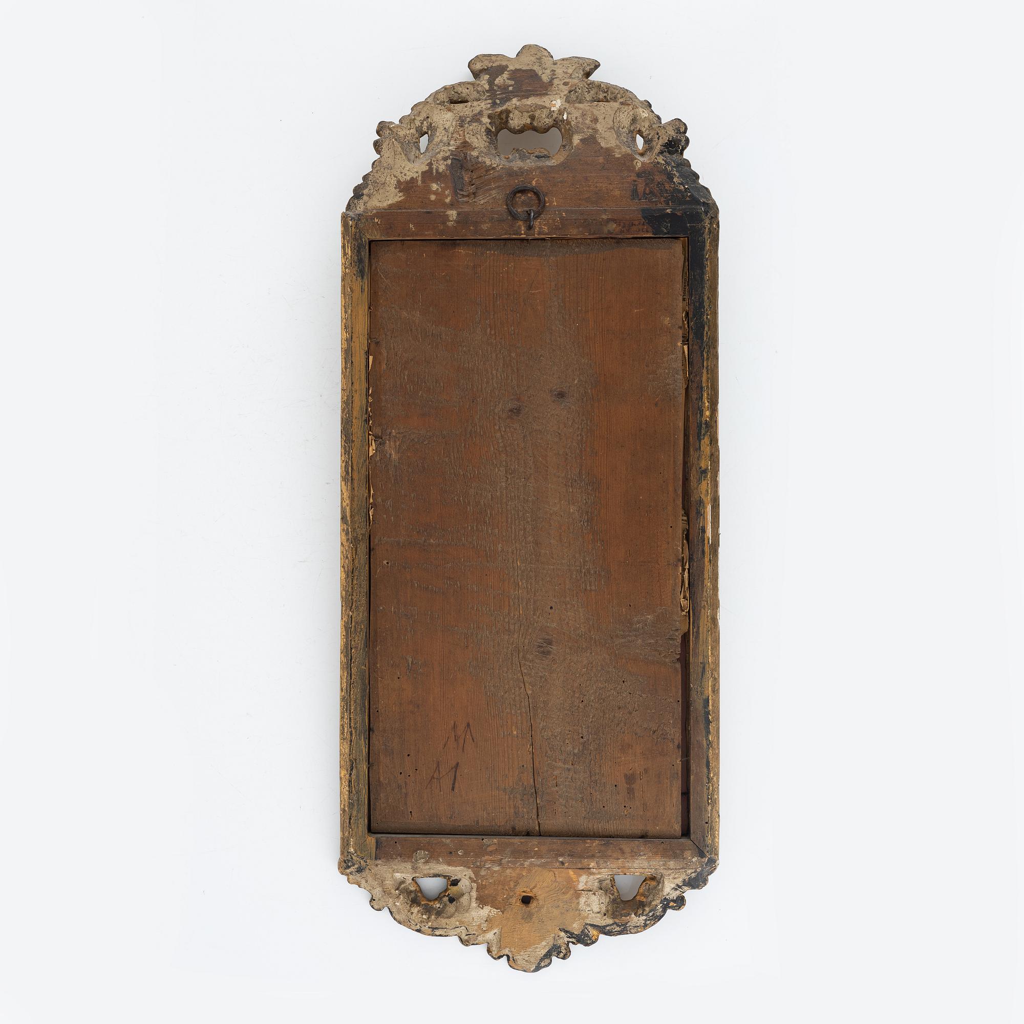 Johan Åkerblad, a gilded Rococo wall sconce, second half of the 18th century.