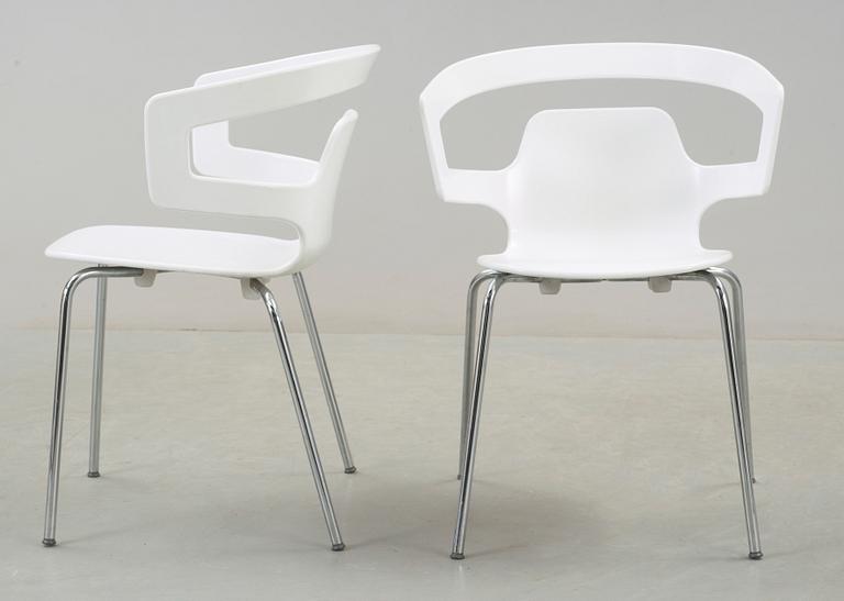 STOLAR, 6 st, "Contemporary stacking chair", Alfredo Häberli, Alias, 2000-tal.