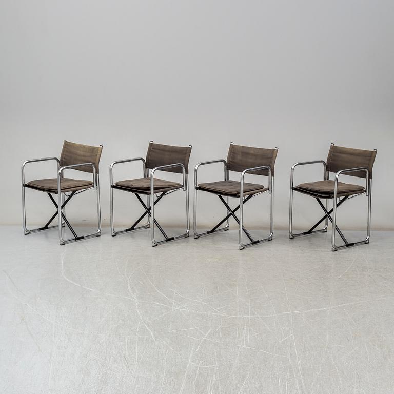 a set of 4 'X75-2' chairs by BÖRJE LINDAU & BO LINDEKRANTZ.