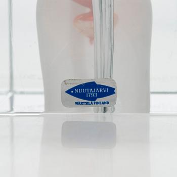 Oiva Toikka, vuosikuutio, signeerattu Oiva Toikka, Nuutajärvi 1985, 88/2000.