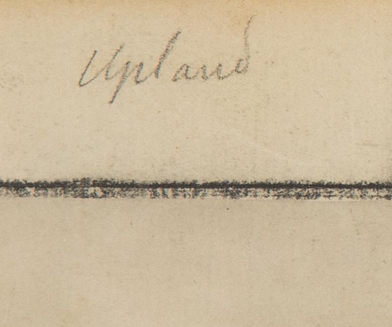 Ulrik Thersner, tuschlavering, daterad 1820.