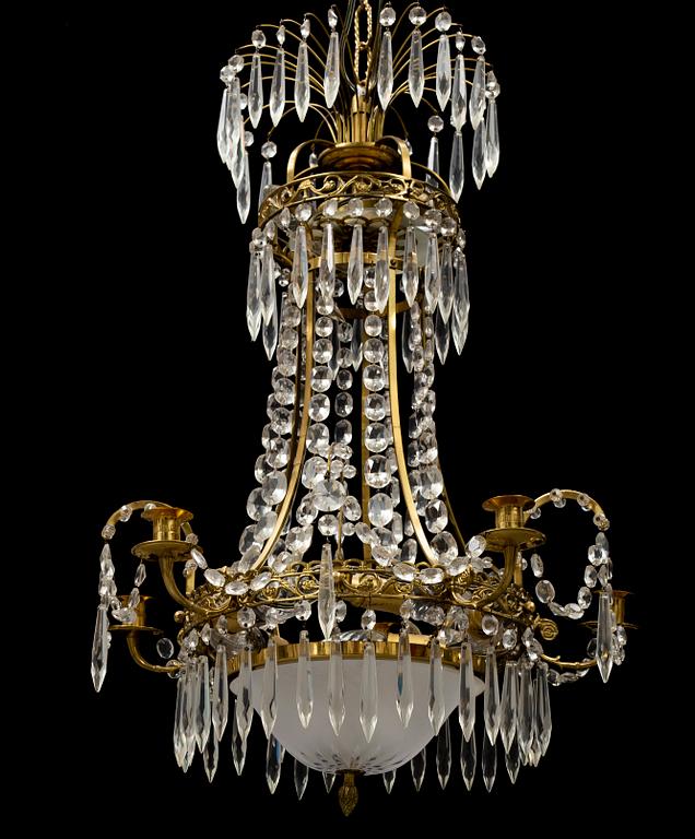 LJUSKRONA, empirestil, 1900-talets mitt.