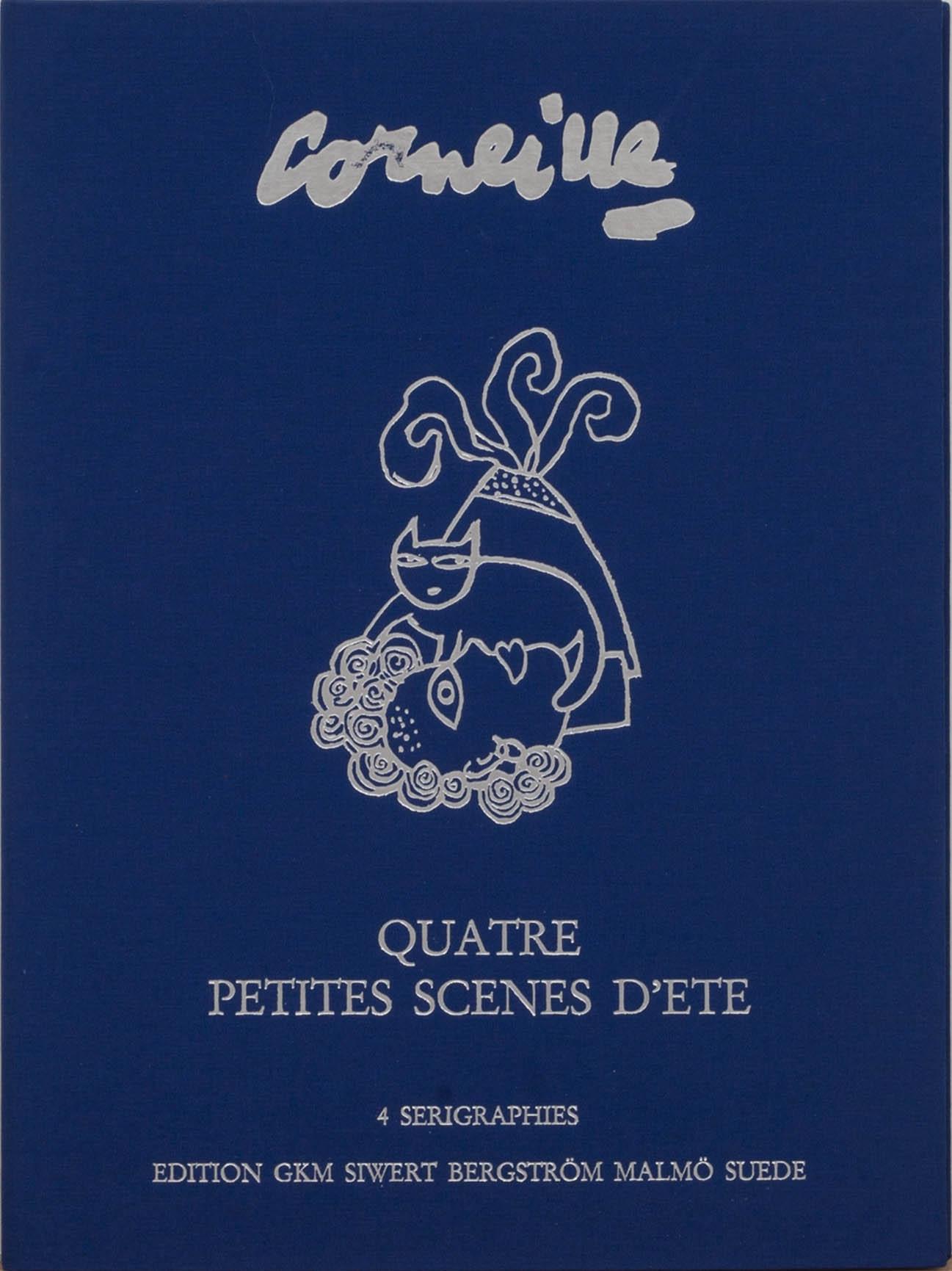 BEVERLOO CORNEILLE, mapp med 4 serigrafier, numrerade, signerade och daterade -91, 3/200.