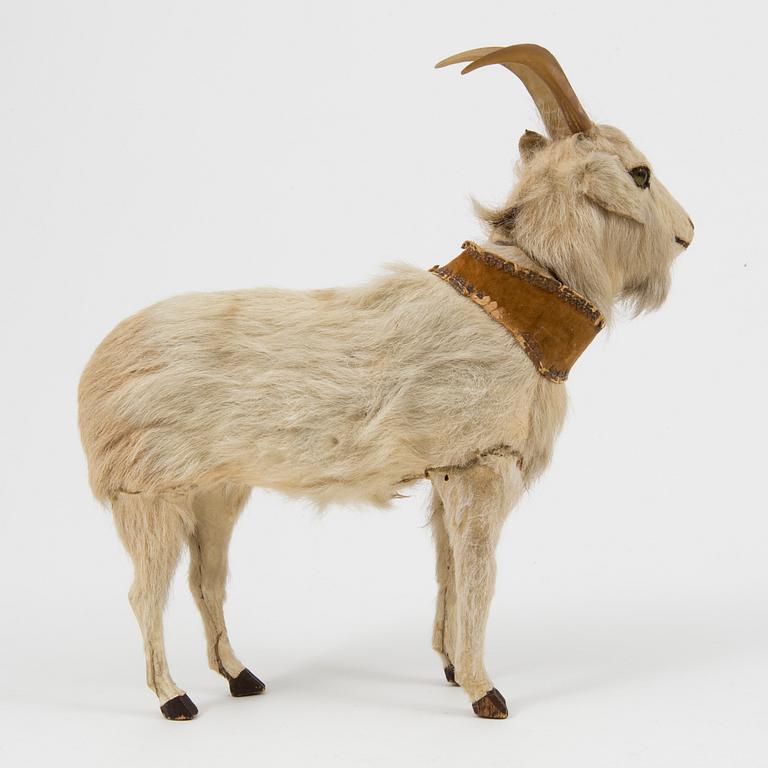A 19th century toy goat Germany or France.