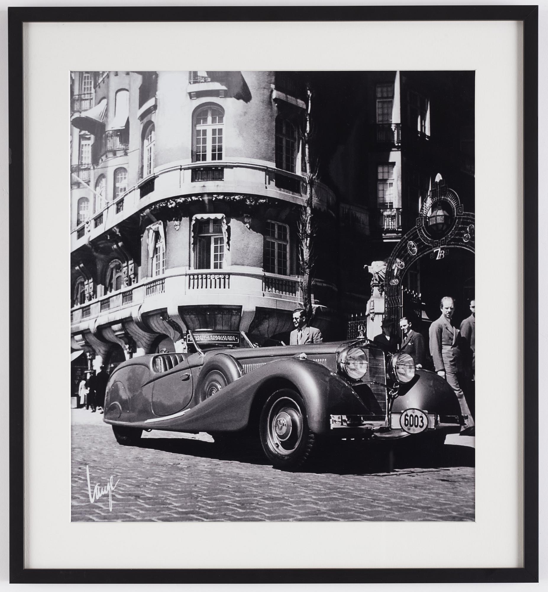 Åke Lange, efter, Mercedes-Benz, Strandvägen 7b.