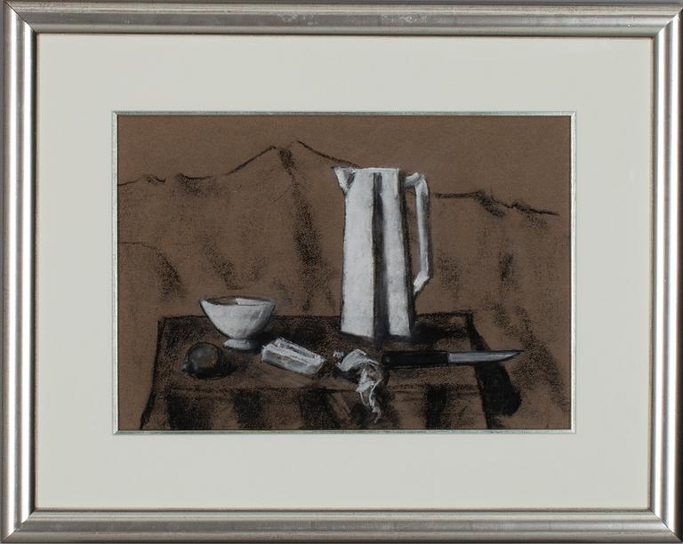 TUOMAS VON BOEHM, pastell, sign.