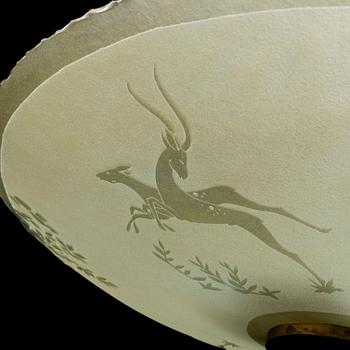 A 1930s ceiling light.