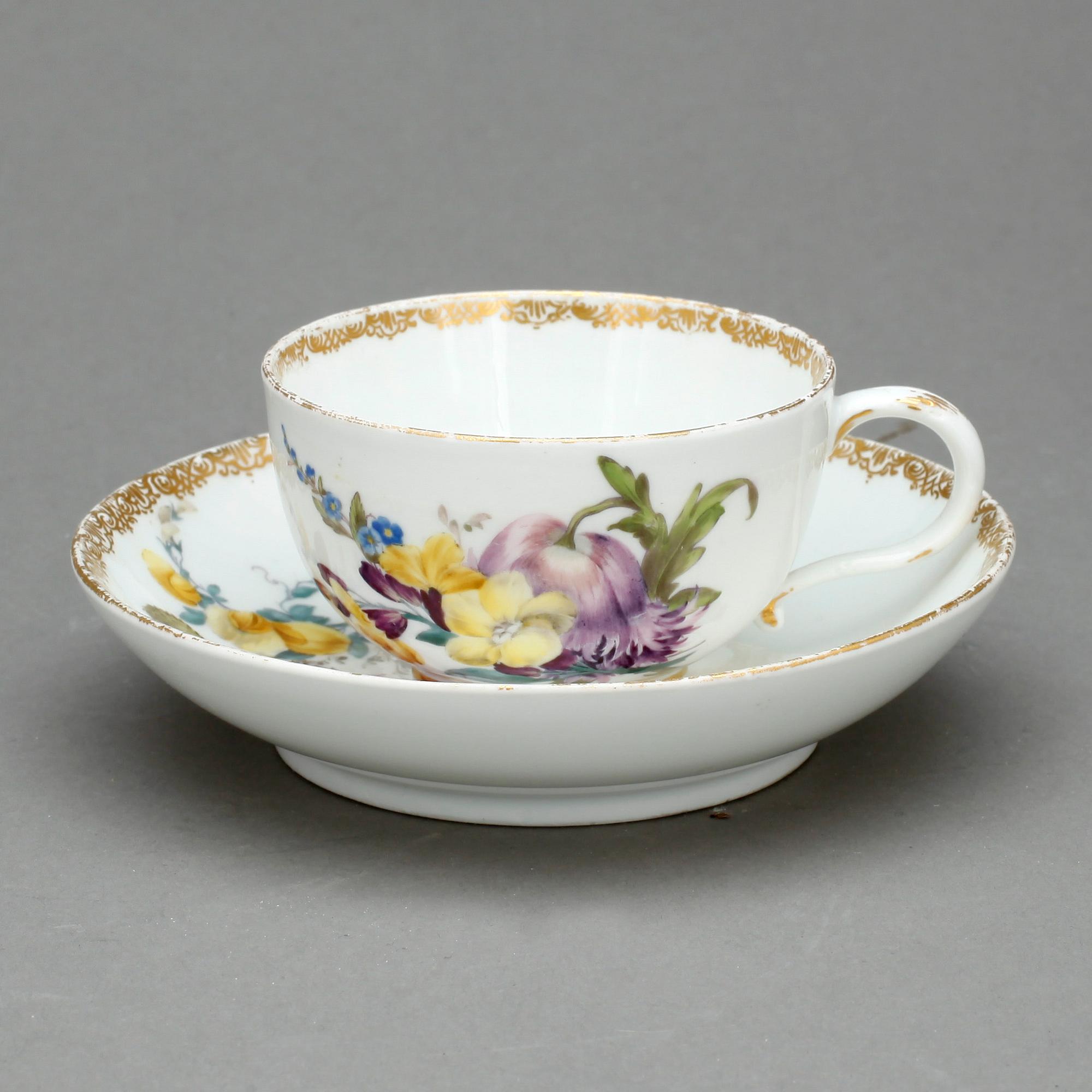 KOPP med FAT, Meissen, 1800-tal.