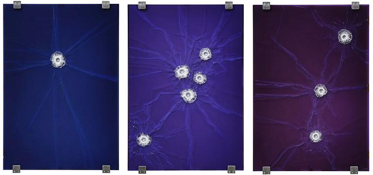 Ulf Rollof, "RGB Navy Blue, Lavender, Dark Purple".