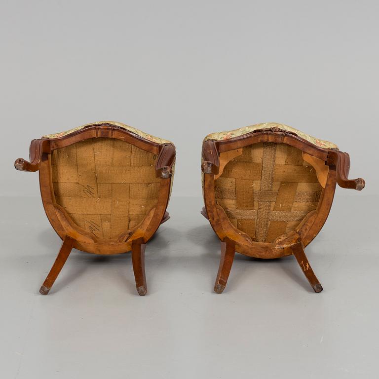 A set of eleven Neo Rococo chairs, secons half of the 19th century.