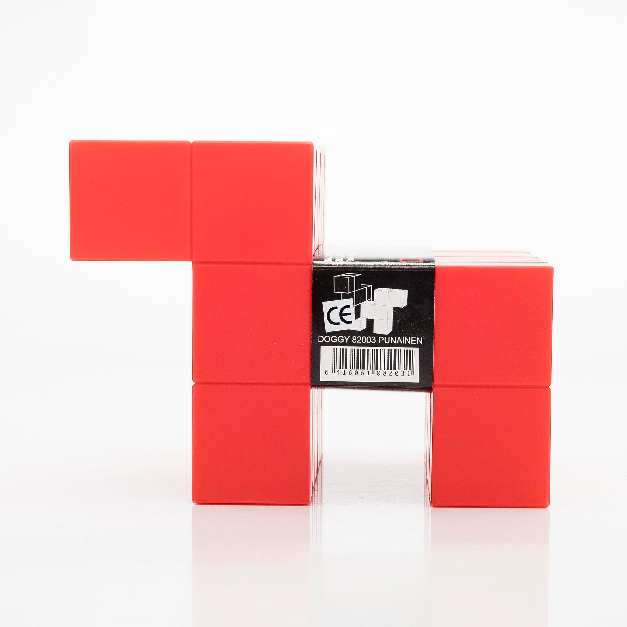 Eero Aarnio, rakennuspalikoita, 30 kpl, "Doggy", Plastex 2009.