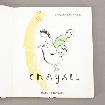 BOK, "Chagall",  Lassaigne, Jaques, Maeght Editeur, första upplagan, Paris, 1957.