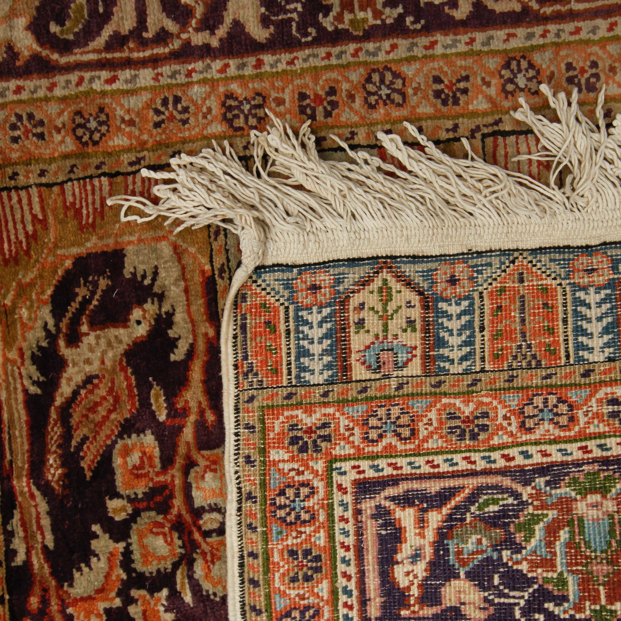 MATTA, Kayseri saff, silke, semiantik, 220 x 81 cm.