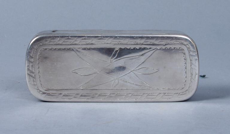 DOSA, silver, Nils Hellberg, Stockholm, 1797.