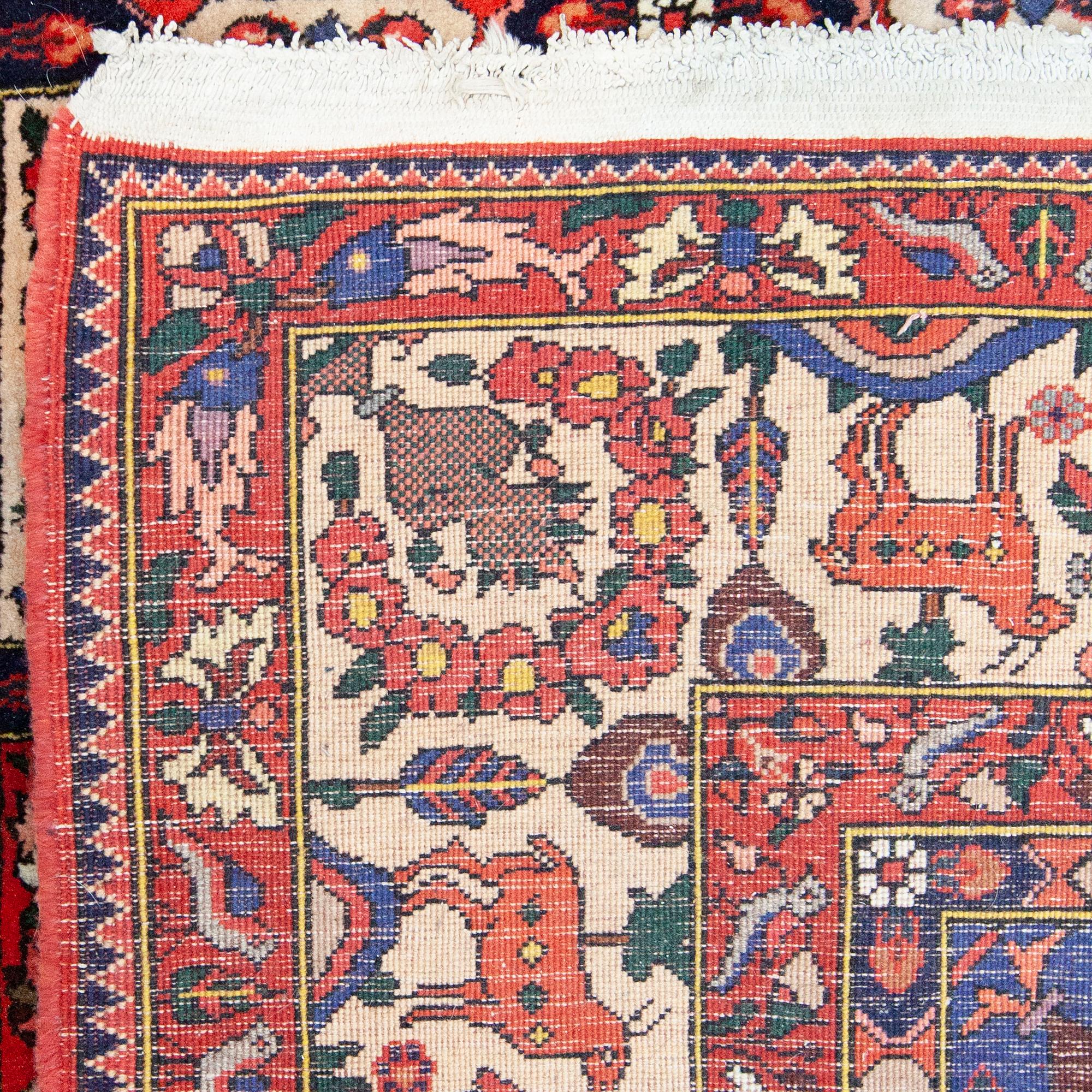 A semiantique Bahtiar carpet ca 319 x 209 cm.