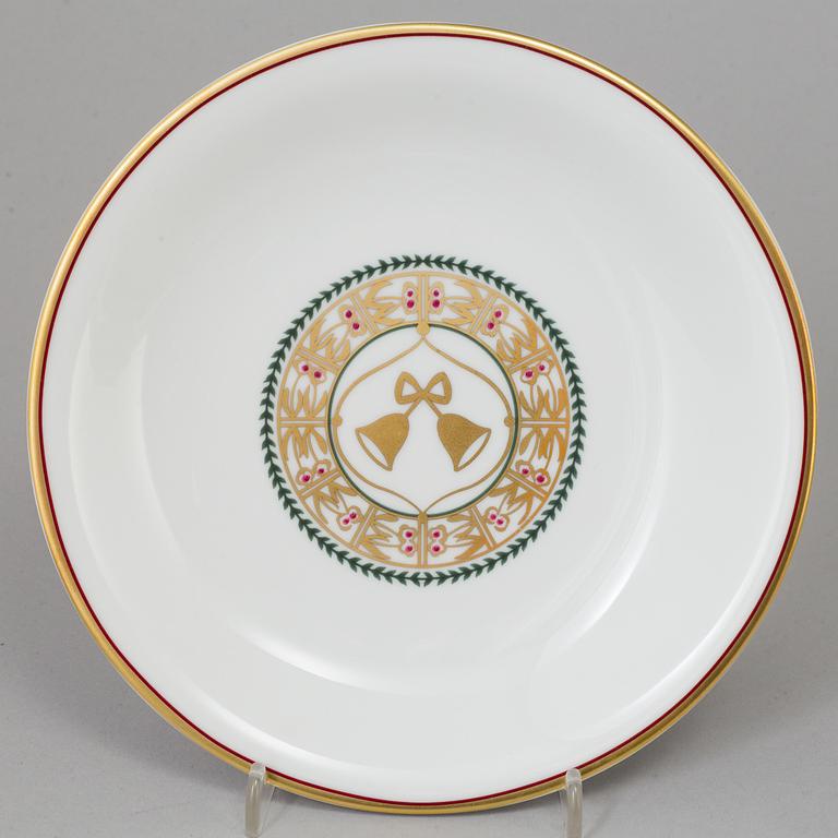 JETTE FRÖLICH, servisdelar, 12 st, porslin,  "Holiday Collection", Bing & Gröndahl, Danmark.