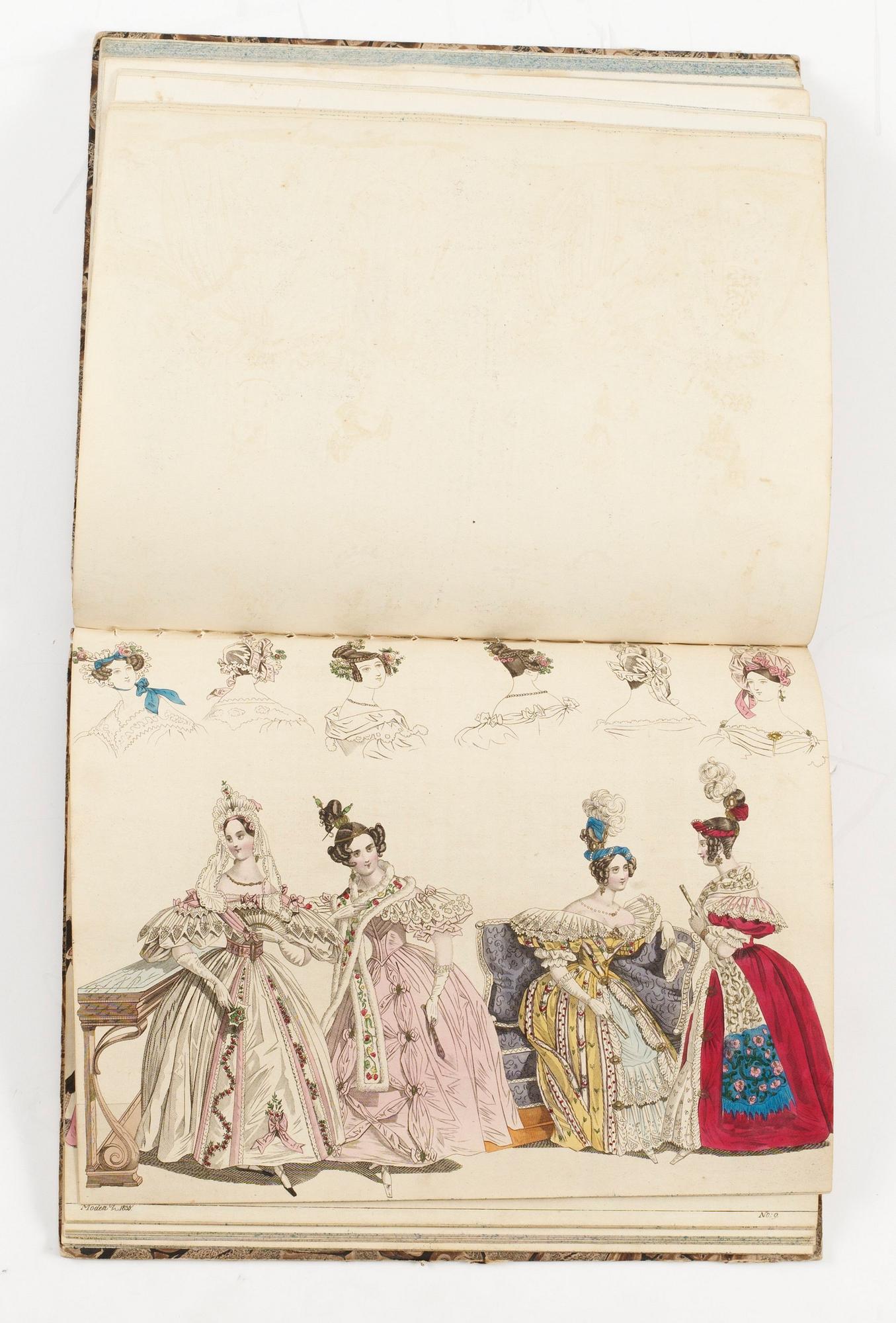 BOK. "Courrier du beau monde. Journal des modes. des moeurs, de la litterature, des arts et des connaissances usuelles".
