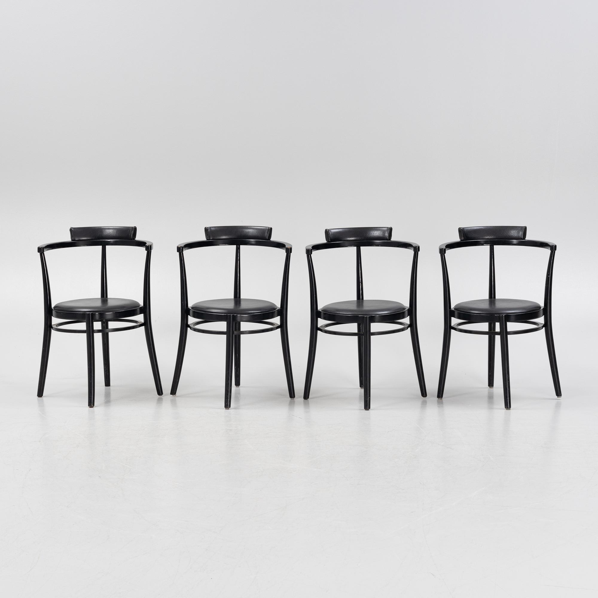 Åke Axelsson, four 'Bohem' chairs, Gemla, Sweden, 1989.