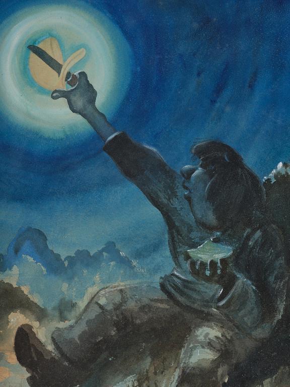 Einar Norelius, Story Motif.