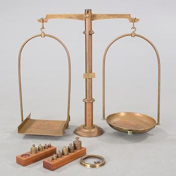 A scale, A.B. Kaffeångrosteriet "Standard", Göteborg, Sweden, circa turn of the century 1900.