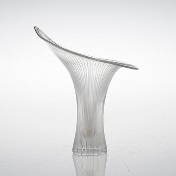 A CHANTARELLE GLASS VASE.