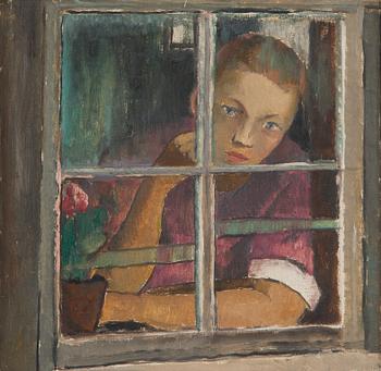 Alvar Cawén, Girl by the Window.