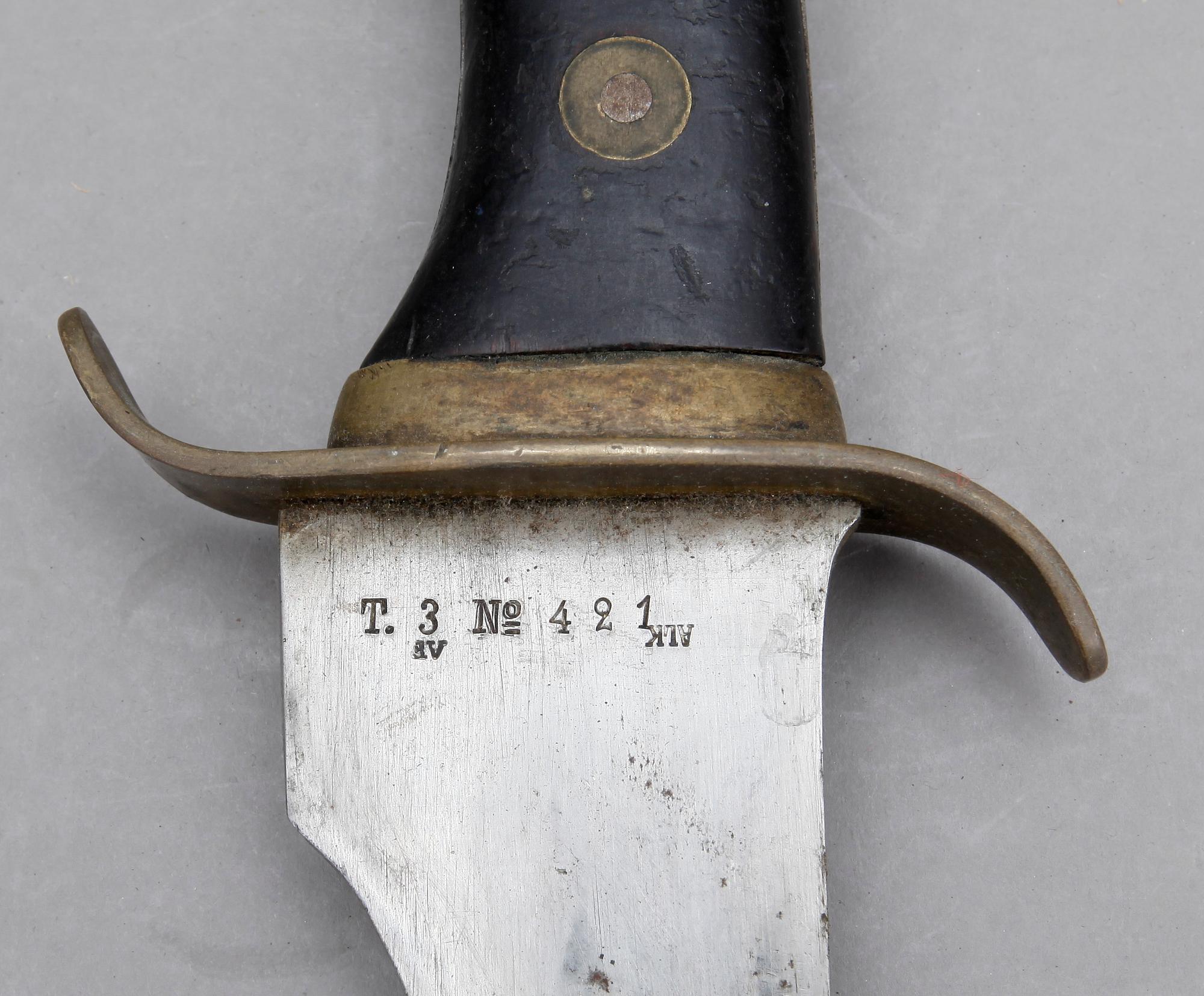 FASKINKNIVAR, snarlika, modell m/1848.