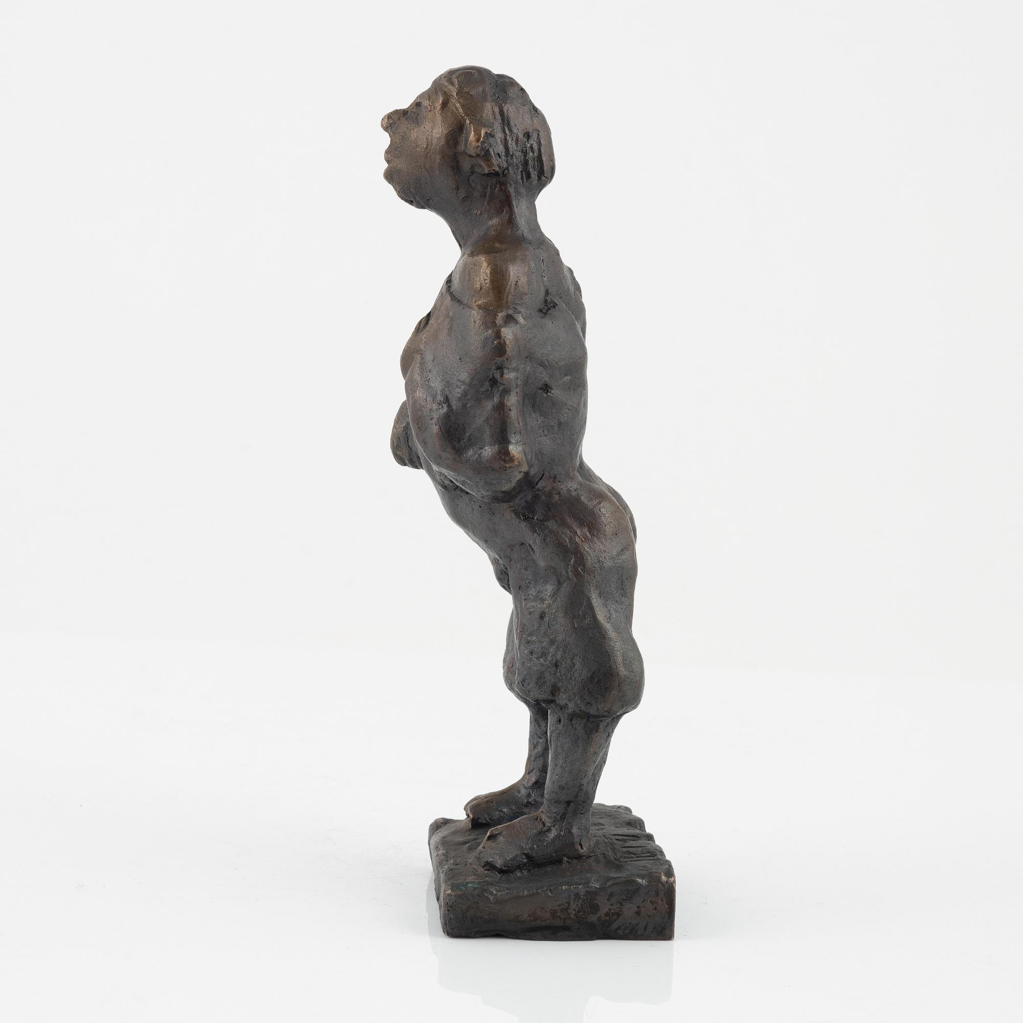 Bror Marklund, Sculpture, bronze, signed BM, height 22.5 cm.