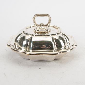 Karotter med lock samt burk med lock NS England 1900-tal.