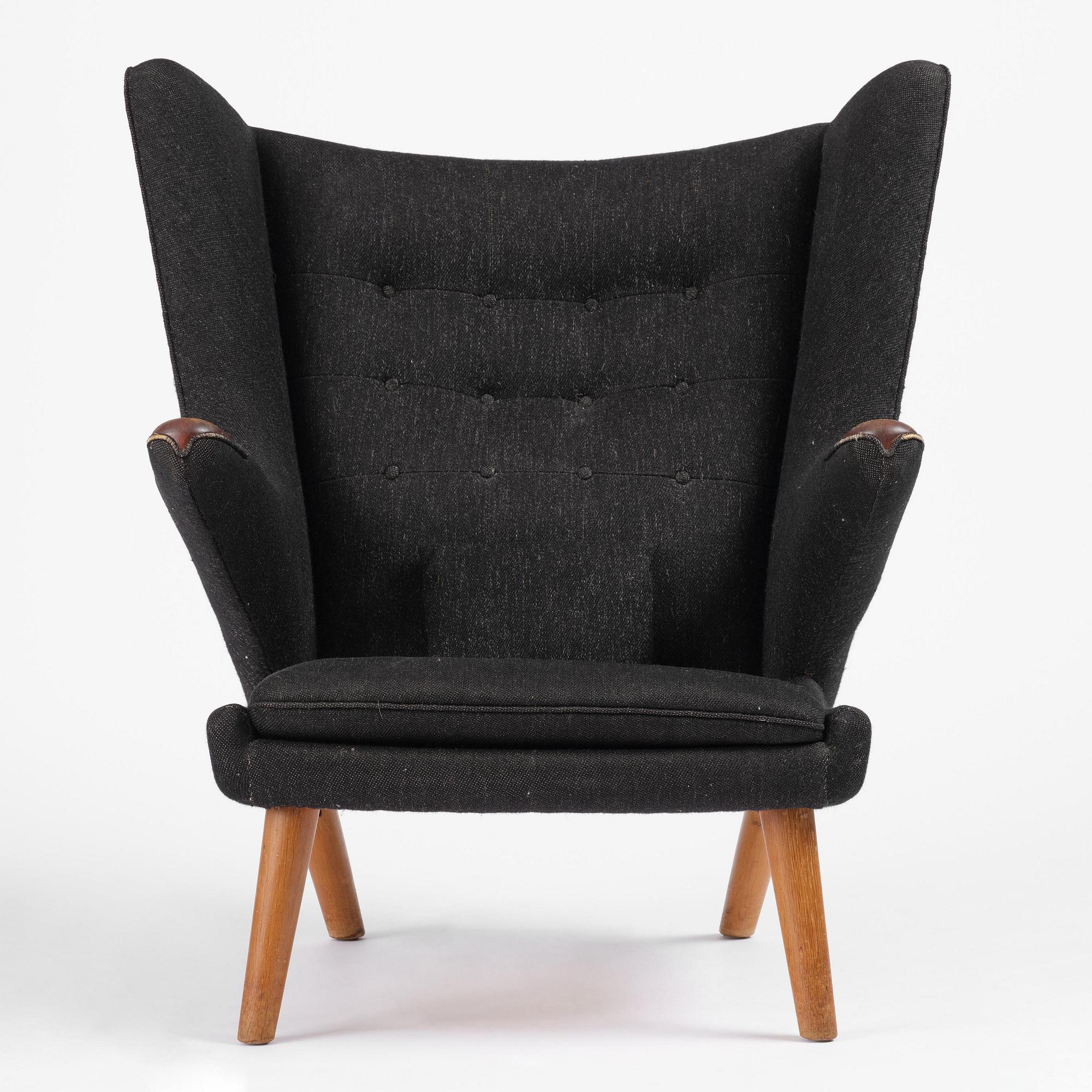 Hans J. Wegner, fåtölj, "Bamse", AP-stolen, Danmark, 1950-60-tal.