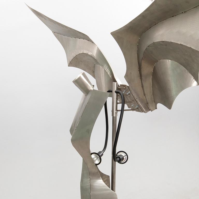 Reinhard Stubenrauch, floor lamp "Lady Hamilton/Angel" Germany late 20th century.