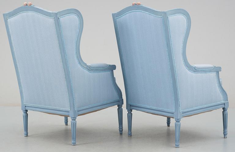BERGERER, ett par, Louis XVI-stil, troligen tidigt 1900-tal.
