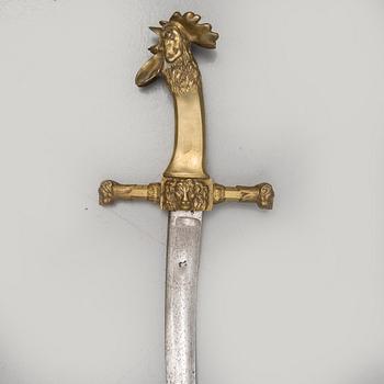 A French Napoleonic rooster head sword. Early 19th Century.