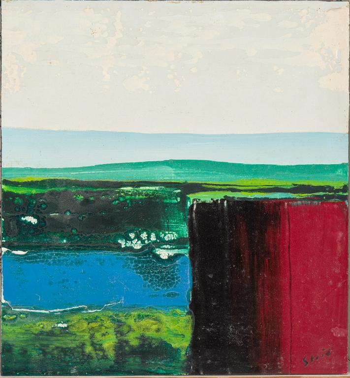 HARDY STRID, 2 st, epoxiemalj, signerade.