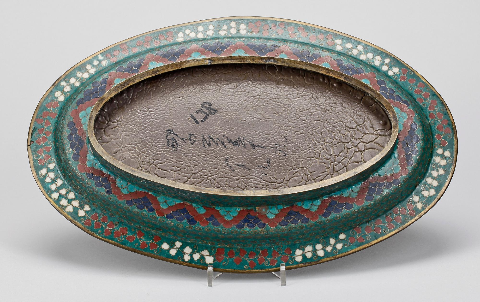 FAT,cloisonné, Meiji, Japan.